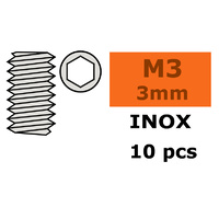 G-Force Set Screw M3x3 Inox (10pcs) GF-0205-001