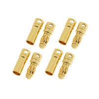 G-Force 3.5mm Gold Connector Male + Female (4pairs) GF-1000-002