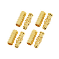 G-Force 4mm Gold Connector Car Male + Female (4pairs) GF-1000-004