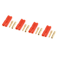 G-Force 2mm Gold Connector with Plastic Housing (4pcs) GF-1001-001