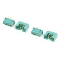 G-Force MPX Gold Connector Male + Female (2pair) GF-1004-001