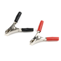 G-Force Alligator Battery Clip Small Red & Black (1set) GF-1012-003