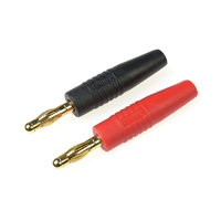 G-Force Banana Gold Connector 4mm Black & Red (1set) GF-1013-001
