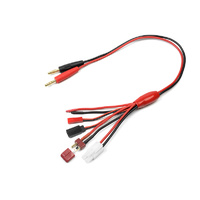 G-Force Combo Charge Lead BEC + Futaba + Tamiya Male + Deans GF-1200-140