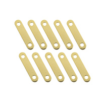G-Force Gold Plated Battery Bars 22mm (x10) GF-1330-002
