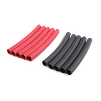 G-Force Shrink Tubing 6.4mm Red and Black (10pcs) GF-1460-004