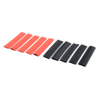 G-Force Shrink Tubing 9.5mm Red and Black (10pcs) GF-1460-005