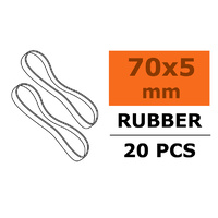 G Force Wing Rubber Bands 70 x 5mm (20pcs) GF-2000-001