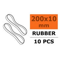 G Force Wing Rubber Bands 200 x 10mm (10pcs) GF-2000-007