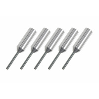 GF Aluminium Threaded Coupler M2 for Carbon Tube 5mm 5pcs GF-2103-006