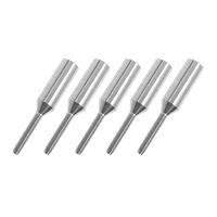GF Aluminium Threaded Coupler M2.5 for Carbon Tube 5mm 5pcs GF-2103-007