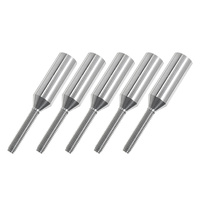 GF Aluminium Threaded Coupler M3 for Carbon Tube 6mm 5pcs GF-2103-011