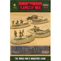 Battlefield in a Box: Desert Sandbags - Dug In Markers