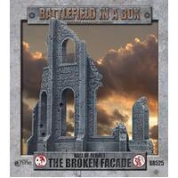 Battlefield in a Box: Gothic Battlefields - Broken Façade (x2) - 30mm