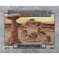 Battlefield in a Box: Badlands Pillars - Mars (x5) - 30mm