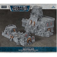Gothic Sector Mundus Imperialis - Scholam (Damaged & Destroyed x2)
