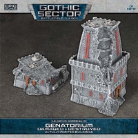 Gothic Sector Mundus Imperialis - Genatorium (Damaged & Destroyed x2)