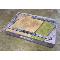 Battlefield in a Box Desert Gaming Mat 4' x 6' Double Sided