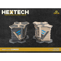 Battlefield in a Box: Hextech: Condo (Two Painted Buildings)