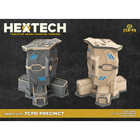 Battlefield in a Box: Hextech: TPCD Precinct (Two Painted Buildings)
