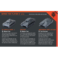German Tank Platoon (Panzer III J, Panther, Jagdpanzer 38t)