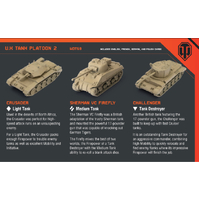 U.K. Tank Platoon (Crusader, Sherman VC Firefly, Challenger)