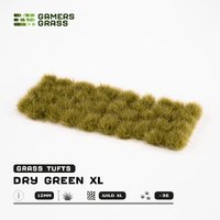 Gamers Grass Tufts - Dry Green XL 12mm - Wild XL