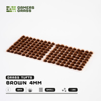 Gamers Grass Tufts - Brown 4mm - Small
