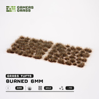 Gamers Grass Tufts - Burned Tufts 6mm - Wild