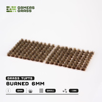 Gamers Grass Tufts - Burned Tufts 6mm - Small