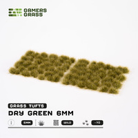 Gamers Grass Tufts - Dry Green 6mm - Wild