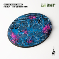 Gamers Grass Bases Alien Infestation - Oval 120mm (x1)