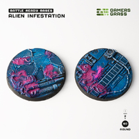 Gamers Grass Bases Alien Infestation - Round 60mm (x2)