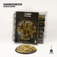 Gamers Grass Bases Highland - Round 90mm (x1)