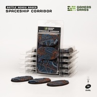 Gamers Grass Bases Spaceship Corridor - Oval 75mm (x3)