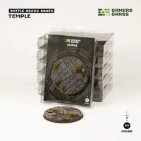 Gamers Grass Bases Temple - Round 80mm (x1)