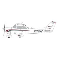 Gemini Jets 1/72 Cessna 172S Skyhawk SP N176ME (Sporty’s Academy) Diecast Aircraft