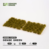 Gamers Grass Tufts - Dense Green 6mm - Wild