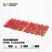 Gamers Grass Tufts - Pink Flowers - Wild