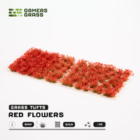 Gamers Grass Tufts - Red Flowers - Wild