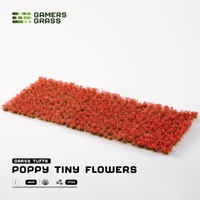 Gamers Grass Tufts - Poppy Tiny Flowers
