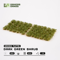 Gamers Grass Tufts - Dark Green Shrubs - Wild