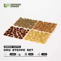Gamers Grass Tufts - Dry Steppe Set - Wild