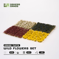 Gamers Grass Tufts - Wild Flowers Set - Wild