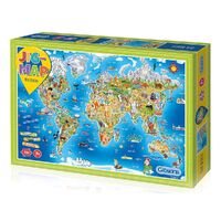 Gibsons 250pc Jigmap Our World Jigsaw Puzzle
