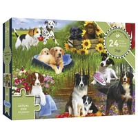 Gibsons 24pc Piecing Together Dogs Jigsaw Puzzle