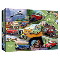 Gibsons 24pc Piecing Together Transport Jigsaw Puzzle