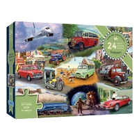 Gibsons 24pc Piecing Together Transport Jigsaw Puzzle