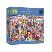Gibsons 500pc XL Village Tombola Jigsaw Puzzle