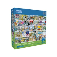 Gibsons Bright Lights Big Cities XL 500pc Jigsaw Puzzle